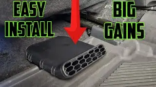 Ford Bronco Rear Floor Vent Extension Install *QUICK AND EASY*