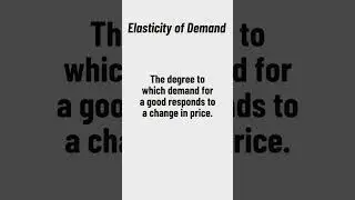 What is Elasticity-Demand? QuickFinance Documentary Channel #finance #financialfreedom #education