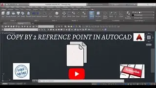 AutoCAD - how to COPY by using 2 reference point in AUTOCAD | learn autocad free