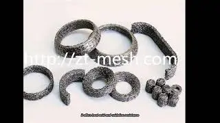 Good Filter Resistance Compressed Knitted Wire Mesh for Liquid Filter 14 X 10mm Diameter