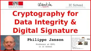 Cryptography for Data Integrity & Digital Signature | Philippe Janson