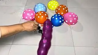 🎧 THE MOST SATISFYING ASMR! Colorful Polka Dot Water Balloon Sounds 😱💥 | Long vs Mini