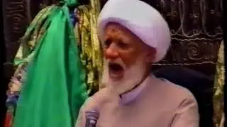 الشيخ المرحوم أحمد خلف العصفور في مأتم مدن بالمنامة / مملكة البحرين