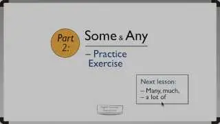 Some, Any: English Grammar