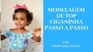 Como Fazer a Modelagem de Top Ciganinha?