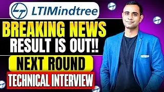 🔥LtiMindtree Result is Out ! LTIMindtree first round result is Out 🔥
