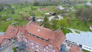 Lietz Internatsdorf Haubinda von oben sehen