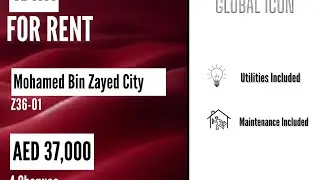 1bhk for rent in MBZ City