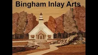 Bingham Inlay Arts custom marquetry artwork Hawk Hollow Chapel