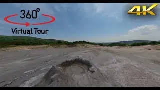 Vulcanii Noroioși de la P&acirc;clele Mici - Romania - 360&deg; Camera - Video 4K - Virtual Reality