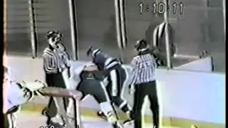 89 90 Todd Hawkins vs David O'Brien Milwaukee Admirals vs Peoria Rivermen