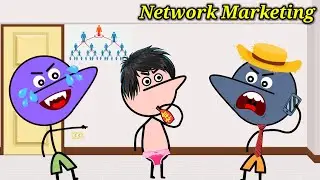 Network Marketing Ft. MLM - Funny Animation Video | Angry Toonz