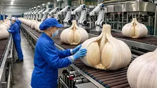 Inside the LB Garlic Plant Factory Mega Scale Bio Dehydration to Ultra Silky Powder Full Process
