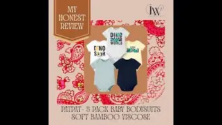 Honest Twin Mom Review of PATPAT Baby Supersoft Bamboo Viscose Bodysuits- set of 5 | Is It Worth It?