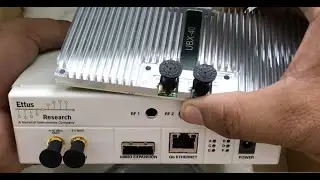 Распаковка программно-определяемого радиопериферийного устройства USRP N210 с дочерней платой UBX...
