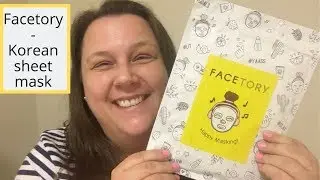 Facetory - Korean Sheet Mask Subscription - July 2019