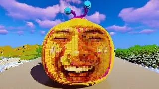 ЖЁЛТЫЙ СМЕХ Cocomartin | 3D Pixel Art Build | Предварительный просмотр 2 эффектов Cinram Digital ...