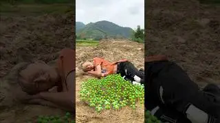 Fun Fun TV : Homeless baby and poor dog ridiculed for eating watermelon candy that fell
