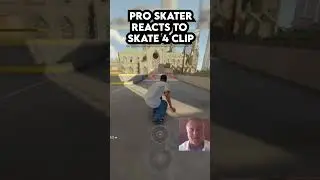 PRO Skater REACTS to SKATE 4 Clip 🤯🛹 #skate #skateboarding #skate4