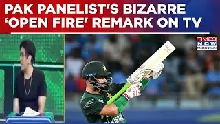 'Shameless' Pakistani Panelist Makes 'Bizarre' Remark On TV, Says 'Some Players Should Open Fire'