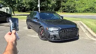 Experience the 2025 Audi S8's POWERFUL Start Up and Exhaust