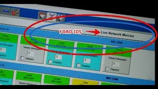 Ford IDS Live network test F150 HVAC Module