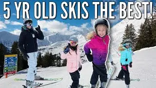 5 Year Old Skis Better Than Her Older Siblings! | Snow Storm Threatens Our Ski Day