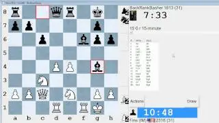 Standard Chess #110: IM Bartholomew vs. BackRankBasher (Queen's Gambit Declined)
