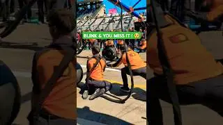 McLaren Pit Stop Practice | Bahrain GP 2025 F1 Crew Speed Test #f1shorts #maclaren #f1 #bahrain