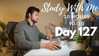 10 Hour Live Study With Me|Medical Student| 90/10 Pomodoro 🍅| Rain Sounds🌧️|Day 127