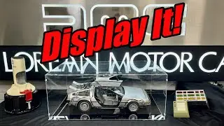 Витрина DeLorean Time Machine от Hot Toys | Сборка и обзор
