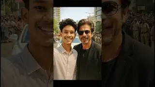 I met Shahrukh Khan 🗿 #attitude #shorts #chatgpt #ai