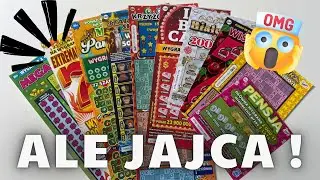 Zdrapki Lotto👉ZDRAPKI ZA 105 ZŁ🤩TEGO SIĘ NIE SPODZIEWAŁAM🥳NORMALNIE JAJCA😂🤣