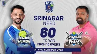 Majhi Mumbai vs Srinagar ke Veer || 1st Inning ISPL SEASON-3 