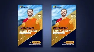 Professional Instagram Story Design - Photoshop Tutorial