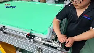 Double heads Single Needl Quilting Machine with Support Belt & Pneum-Quick Frame Changer