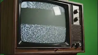 Emotional Retro TV Green Screen Footage: No Copyright Free Download
