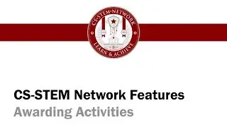 CS-Stem Network Features - 04 Award Activities