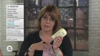 philosophy super-size purity made simple cleanser trio on QVC