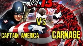Carnage Vs Captain America - Fantasy Showdown - WWE '13
