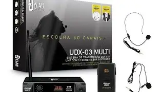 Teste do Microfone headset UDX-03 MULTI da Dylan