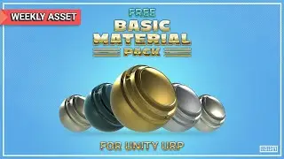 #1 - Free Basic Materials Pack for Unity URP - Feb Week 4, 2022 #Shorts