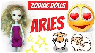 ARIES DOLL - ZODIAC MONSTER HIGH DOLL REPAINT by Poppen Atelier