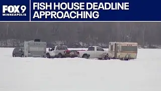 Minnesota DNR says remove fish houses early