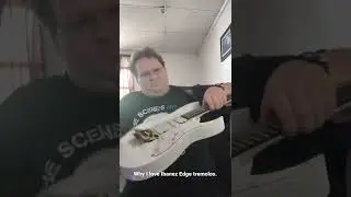 Why I love the original Ibanez Edge tremolos.