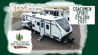 New Coachmen Spirit 2963 Bunkhouse by Forest River: Sleeps 10! RV Dealership Colorado