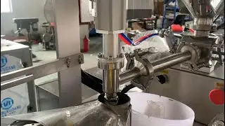 Liquid packaging machine-380L pump replacement, food packaging 液體包裝機-380L換泵，食品包裝