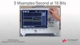 Анализатор мощности PA2201A IntegraVision обеспечивает динамическое отображение тока, напряжения ...
