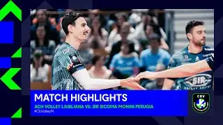 Highlights | ACH Volley LJUBLJANA vs. Sir Sicoma Monini PERUGIA | CEV Champions League Volley 2023