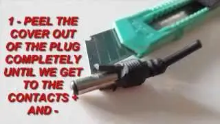 FIX BROKEN LAPTOP CHARGER PLUG